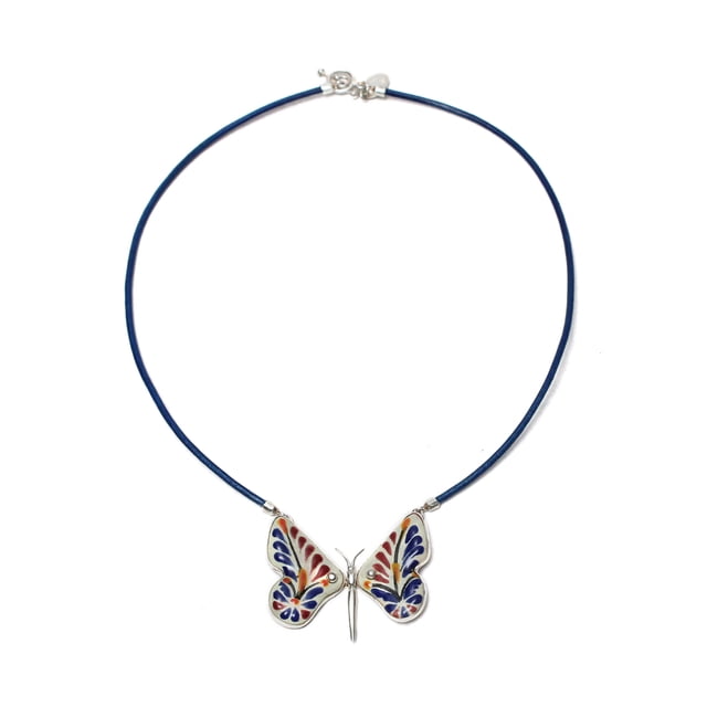 Collar con mariposa Alonso Luis Exótica