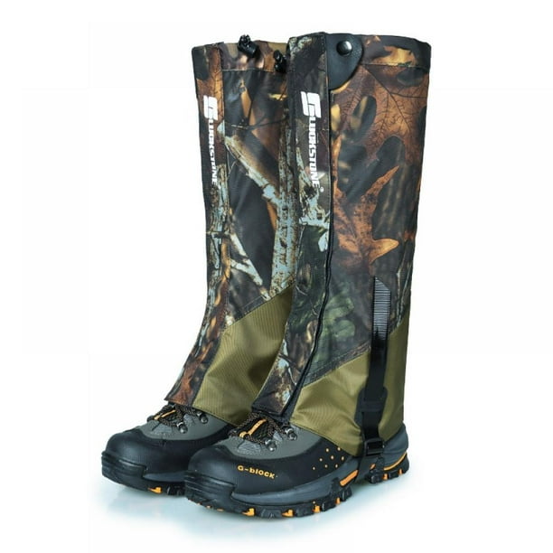 Hunting Leg Gaiters Waterproof Hiking Boot Gaiters Camo Snow Shoe