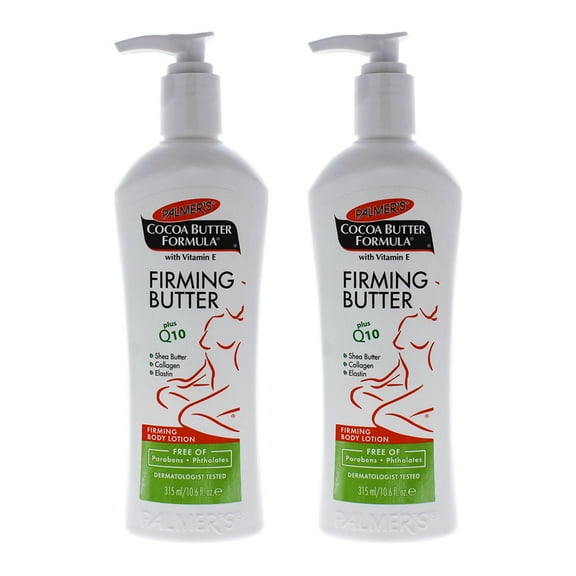 Cocoa Butter Formula Firming Butter - Tightens Skin - Pack of 2 by Palmers for Women - 10.6 oz Body Cream