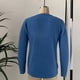 thumbnail image 5 of Kalauyu Men's Pullover Sweater Crewneck Cable Knit Long Sleeve Sweater Classic Soft Knitted Sweaters with Ribbing Edge, 5 of 7