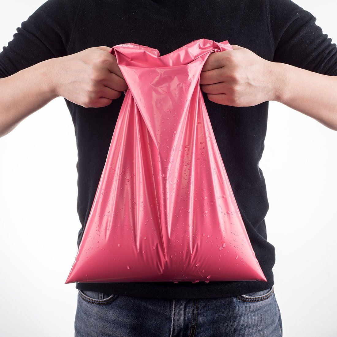 200 Poly Mailers 12x15.5 Shipping Bags Plastic Packaging Mailing Envelope Pink