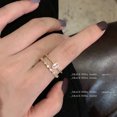 thumbnail image 1 of Jinsinto Double Open Ring Diamond Ring Jewelry, 1 of 5