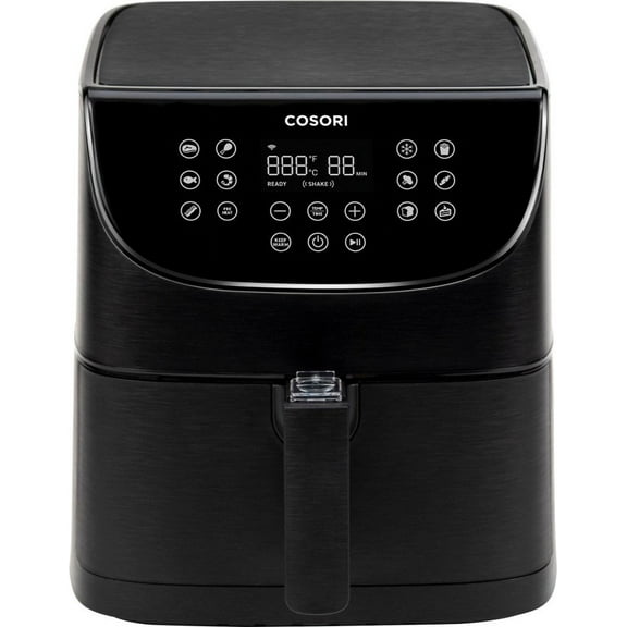 5.8 qt Smart Air Fryer, Black