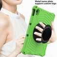 thumbnail image 5 of Dteck Case for Lenovo Tab P11 TB-J606F (11") 2021 Tablet ,Kids Shock Proof EVA Foam Hybrid Protective Cover Rotating Lightweight Durable Stand with Shoulder Strap,Green, 5 of 6