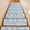 Blue, variant on Tropical Palm Leaves Stair Treads Non Slip for Steps Boho Teal White Nature Summer 10 Pcs Reusable Adhesive Stair Runner Mats for Dogs Elders Carpet Treads Rugs for Staircase 8x30 In