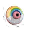 thumbnail image 3 of Donut Bubble Machine Toy Kids Cartoon Blowing Bubble Camera With 50ml Bubble Water, 3 of 5