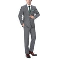 thumbnail image 2 of Men's Two Button Suit Slim-Fit 100% Wool Suit, 2 of 5