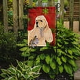 thumbnail image 3 of Carolines Treasures SS4729GF Buff Cocker Spaniel Drapeau de Noël Flocons de Neige Rouges et Verts - Taille Jardin, 3 of 4