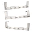 thumbnail image 4 of Percha de puerta que ahorra espacio, multiusos, con 6 ganchos para montaje en pared para el hogar, la cocina, el dormitorio y el baño, 4 of 8