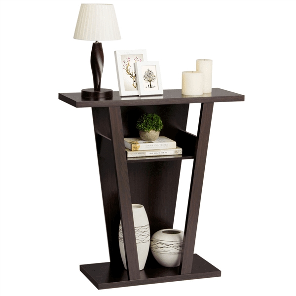Console Table Modern Accent Side Stand Sofa Entryway Hall Display