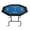 Blue-Steel Cup, variant on DSstyles 47 inch Adult 8 Players Collapsible Poker Tables with Plastic Cup Holder, Brown