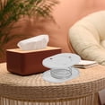 thumbnail image 3 of WEUVEB 2 Pcs Support de Mouchoirs à Ressort Blanc PP pour Salle de Bain, 3 of 7