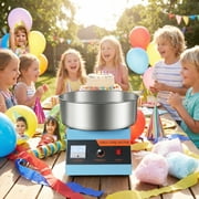 Commercial Cotton Candy Machine - 1000W Electric Cotton Candy Maker with 3500RPM Motor, Stainless Steel Bowl, Perfect for Home, Parties, Carnivals & Events (Blue)