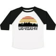 thumbnail image 3 of Inktastic Las Vegas Nevada Skyline Retro Boys or Girls Toddler T-Shirt, 3 of 5