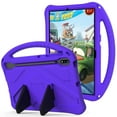 thumbnail image 2 of Handle Case for Samsung Galaxy Tab S7 FE 12.4 Inch (SM-T730/T736B) & Galaxy Tab S7 Plus 12.4" (SM-T970), Portable Durable Lightweight Stand Rugged Cover Case for Kids (Purple), 2 of 6