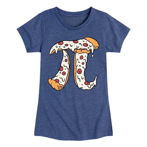 Instant Message - Pizza Pi - Toddler And Youth Girls Short Sleeve Graphic T-Shirt