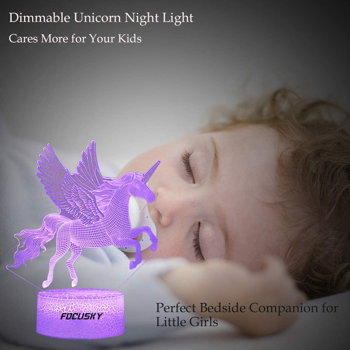 Focusky unicorn 2024 night light