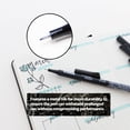 thumbnail image 5 of BAZIC Skylar Fineliner Pen, Fine Tip 0.4mm Pens, Black Ink, 4 Count, 4-Packs, 5 of 7