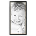 thumbnail image 2 of ArtToFrames 15x31 inch Black Velvet with Gold Picture Frame, Black MDF Poster Frame (4690), 2 of 7