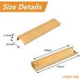 thumbnail image 6 of Concealed Drawer Pull Handles,Happon 10 Pack Hidden Cabinet Handles,Finger Edge Pull Concealed Handles,Back Mount Finger Edge Pull,Cabinet Pull Handles for Home Kitchen Door Drawer Cabinet (Gold), 6 of 6