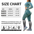 thumbnail image 4 of 3 Pairs Medical Sport Plus Size Compression Socks - 20-30mmhg Graduated Knee-High Support for Men & Women, Ideal for Soccer, Running, and Nurses, 4 of 7