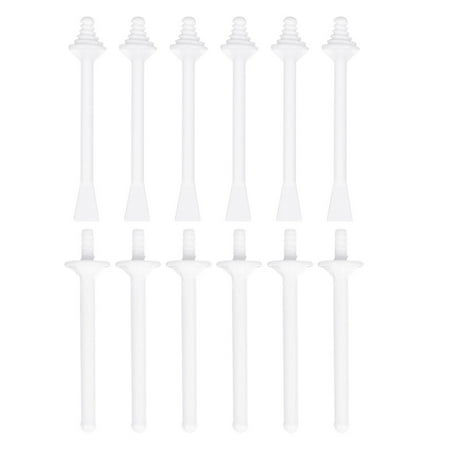 

TOYMYTOY 30Pcs Nose Hair Wax Applicators Nasal Hair Wax Rods Disposable Wax Wands (White)