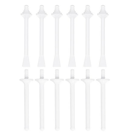 

TOYMYTOY 30Pcs Nose Hair Wax Applicators Nasal Hair Wax Rods Disposable Wax Wands (White)