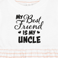 thumbnail image 4 of Inktastic My Best Friend is My Uncle with Hearts Girls Baby Dress, 4 of 5