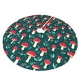 thumbnail image 2 of Kll 48" Christmas Tree Skirt Amanita Mushroom Xmas Tree Skirts Mat For New Year Xmas Holiday Party Indoor Outdoor Home Decoration, 2 of 9
