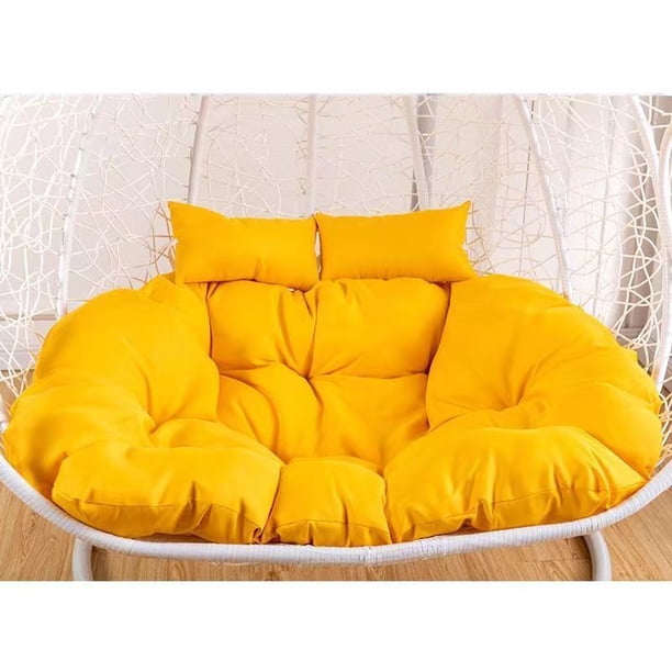 Funda de cojín para silla de huevo, cesta colgante, cojín grueso para silla de columpio, decoración para sala de estar, interior y exterior Fivean unisex