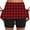 Red, variant on Abomasnow Women's Print Athletic Skorts Lightweight Skirt Casual Built in Shorts Quick Dry Skorts for Running Tennis Golf Workout Sports