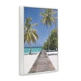 thumbnail image 3 of Stupell Industries Pristine Morning Tropical Coast White Framed Giclee Art design by Marcus Prime, 30 x 20, 3 of 8