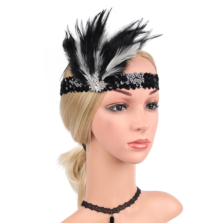 Yeetfub 1920s Flapper Headpiece Hats for Women Fashionable  display picture 3