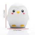 thumbnail image 6 of LED Night Light Cute Cartoon Penguin Silicone Touch Sensor Lamp For Kid with Remote Mini Cute Tabletop Lamp Creative Bedroom Decor Lamp, 6 of 13