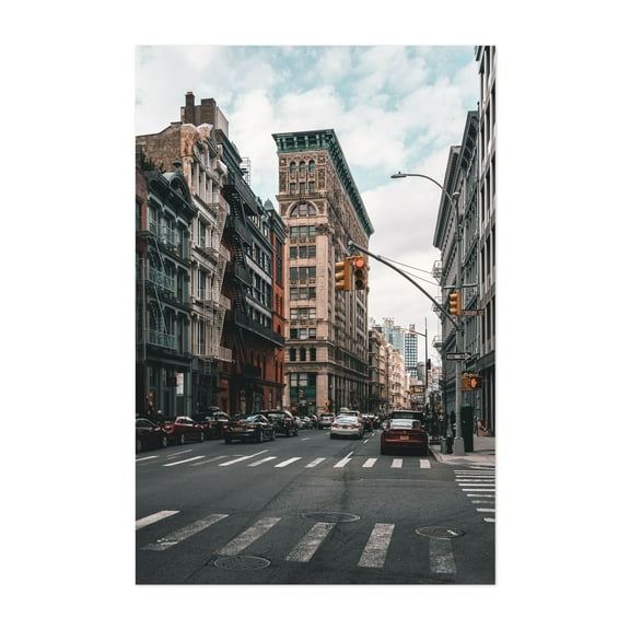 Broome & Crosby, Soho - Manhattan New York Photography Unframed Wall Art Print 5 x 7 inches