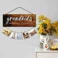 thumbnail image 2 of Square Hang Sign Meaningful Photo Hanging Board For Home Decoration For Present (with Clips And Ropes), 2 of 6