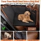 thumbnail image 3 of Puntoco Funda para asiento de coche para perros, 100 % 600 D, resistente, a prueba de arañazos, antideslizante, suave, para asientos traseros de automóviles, camiones y SUV, 3 of 5