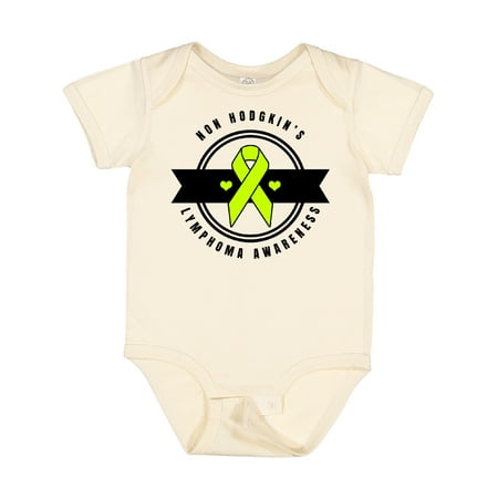 

Inktastic Non Hodgkin s Lymphoma Awareness Badge Gift Baby Boy or Baby Girl Bodysuit