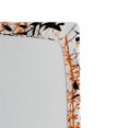 thumbnail image 2 of Modern Fitted Sheet, Forest Illustration with Trees Silhouettes Branches Hand Drawn Print, Soft Decorative Fabric Bedding, Full Size, Orange Black and White, by Ambesonne, 2 of 2