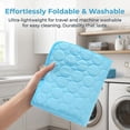 thumbnail image 4 of Dog Cooling Mat Ice Silk, Self Cooling Pet Pad for Dogs & Cats, Breathable Washable Crate Bed, Portable Non-Toxic Summer Cooling Mat, 4 of 8