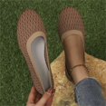 thumbnail image 5 of Willtoo Women Flat Shoes Knitted Lightweight Slip-on Loafers Breathabel Soft Comfortable Ballet Flats, 5 of 6