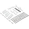thumbnail image 3 of Lehigh Group Kit de Crochets pour Panneau Perforé Assortis 32 Pcs 1832A-6, 3 of 4