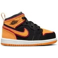 thumbnail image 5 of Toddler's Jordan 1 Mid SE Black/Vivid Orange (FJ4926 008) - 10, 5 of 6