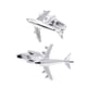 thumbnail image 2 of Favor De De Navidad De Las Mancuernas Del Diseñador Del Aeroplano Airoplane De 1 Par Hombres Hugo Gemelos, 2 of 6