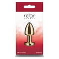 thumbnail image 3 of Rear Assets Petite Aluminum Anal Plug, Gold/Red, 3 of 5
