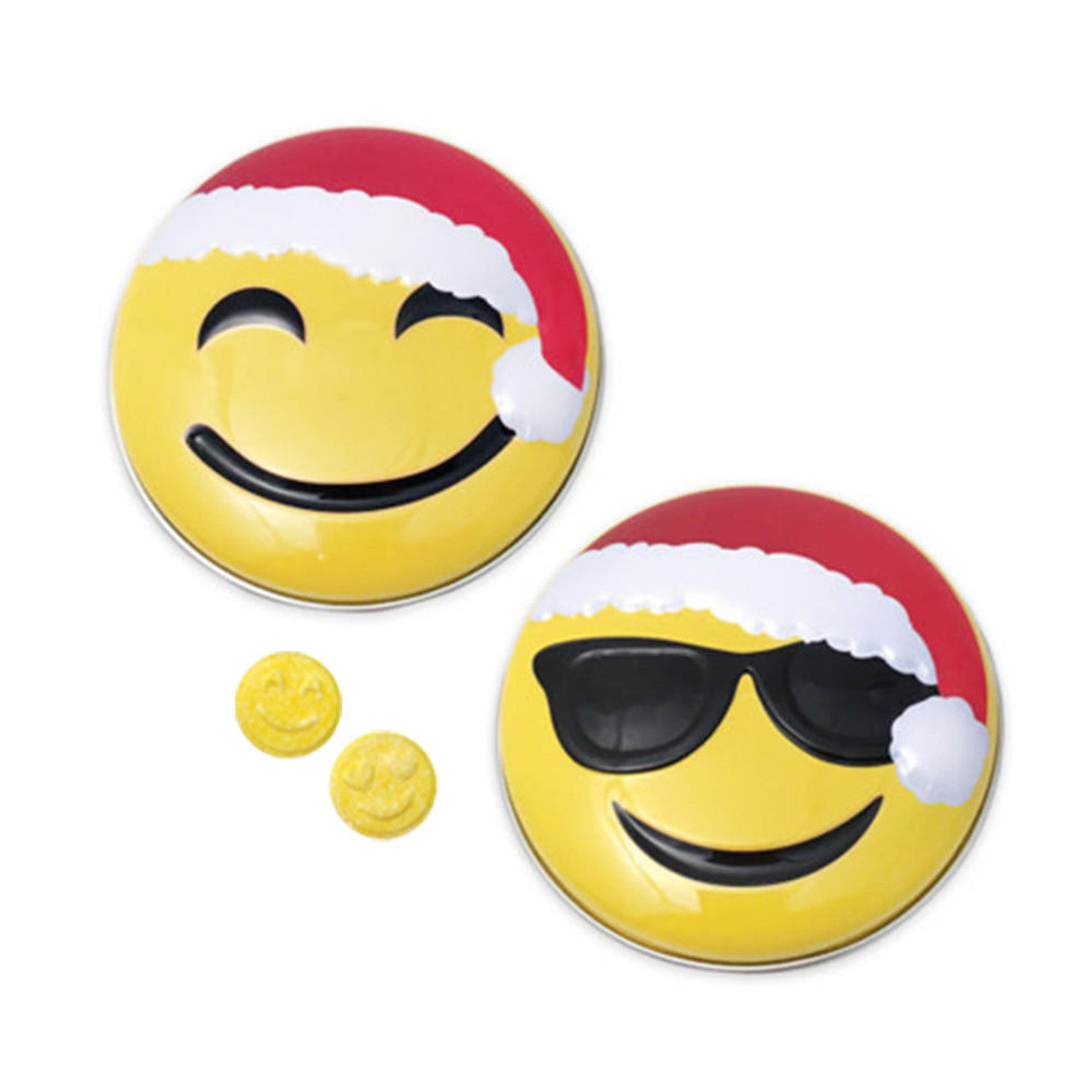 Emoticandy Sour Candy Holiday Lemon Flavor Tin 1.3 oz