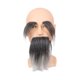 thumbnail image 4 of Cabeza de maniquí resistente con cosmetología multipropósito de barba para cortar barbero calvo, 4 of 8