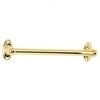 Alno Inc Classic Traditional 18'' Grab Bar with Brass Construction