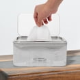 thumbnail image 3 of Transparent Napkin Dispenser with Spring Lifter 1 Set Tabletop Tissue Box Cover Lidded Holder, 3 of 6
