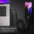 thumbnail image 3 of CalDigit Thunderbolt 5 Pro Braided Cable - 120Gbps 240W Power Delivery, Compatible with Thunderbolt 3, 4, USB4 Type C, MacBook Pro, iMac, iPhone 16 M, 3 of 11